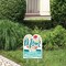 Big Dot of Happiness Colorful Floral Happy Mother's Day - Outdoor Lawn Sign - We Love Mom Party Yard Sign - 1 Piece